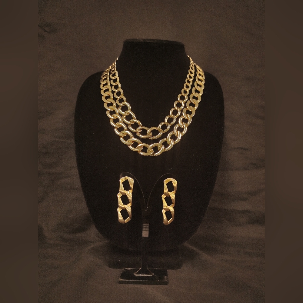 2 Chain necklace set